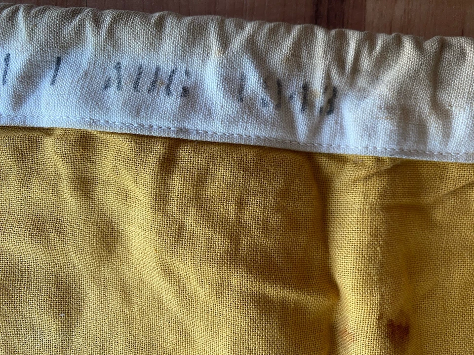 Antiguo algodón 1943 US Navy señal bandera golf marítimo: requiero un piloto Burgee Foto 3 de 4