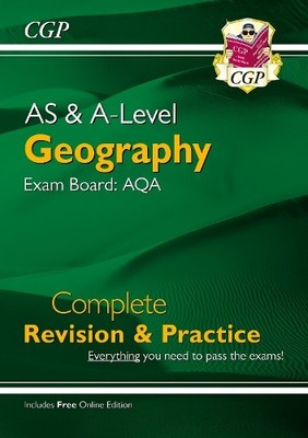 CGP Books A-Level and AS Geography: AQA Complete Revision  (Mixed Media Product)
