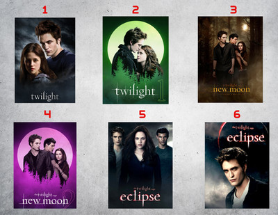 Twilight Movie Wall Collage Poster Prints