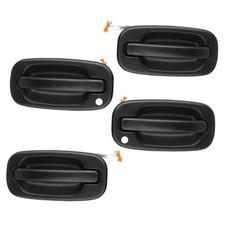 Exterior Door Handle Set 4 PCS, Front  Rear for Chevy Silverado Suburban