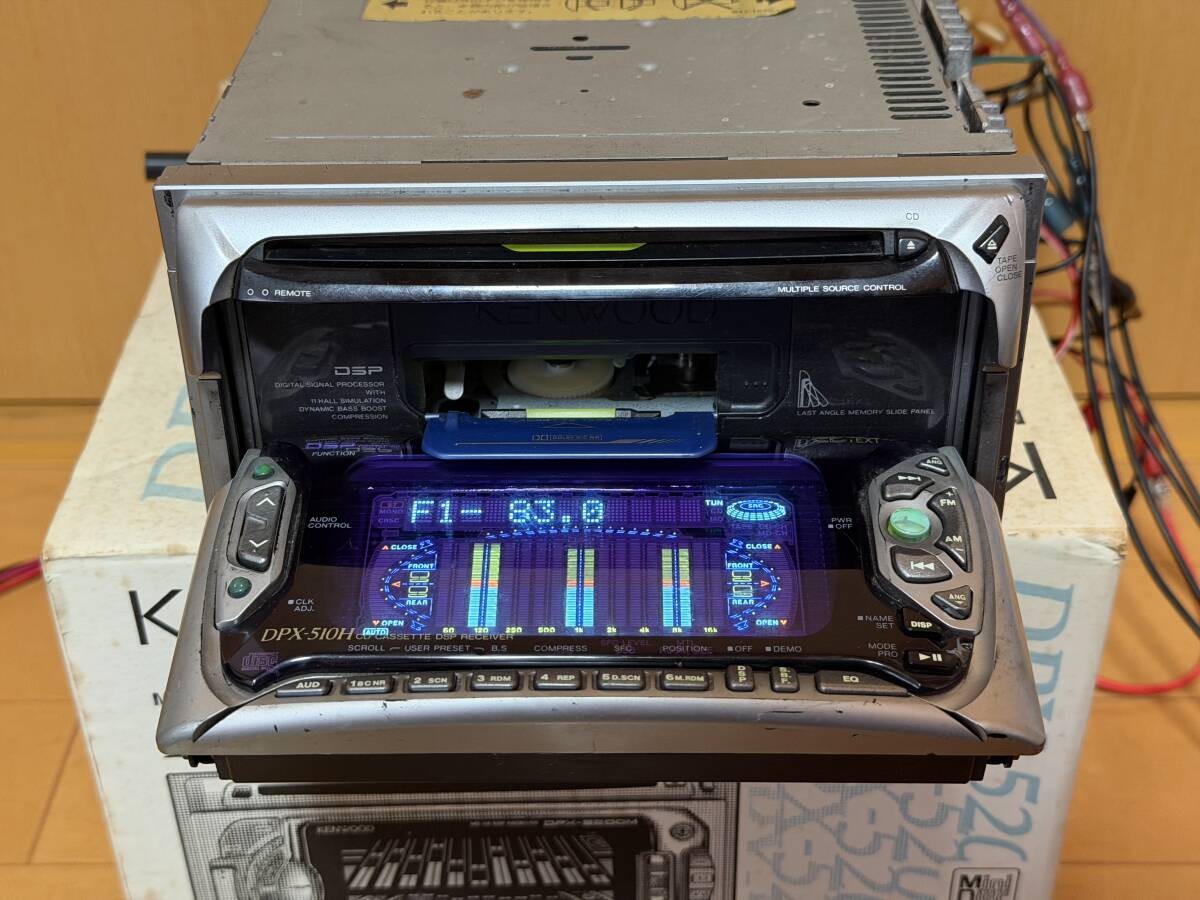 Kenwood DPX-510 2DIN CD Cassette Deck Player Working | eBay