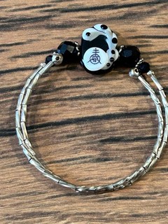 Roycrofters At Large Limited Edition Hand Made Beaded Sterling Bracelet