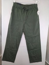 Gap Women's Small Thyme Green Mid Rise Easy Twill Pants NWT 49.99