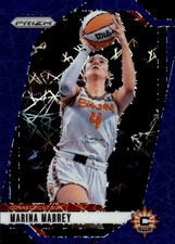 2024 Panini Prizm WNBA Blue Velocity Prizms Marina Mabrey Card #132