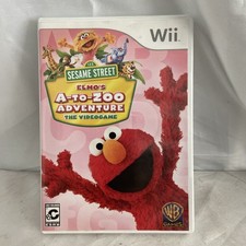 Wii Elmo A-Z Adventure Video Game Sesame Street Video Game