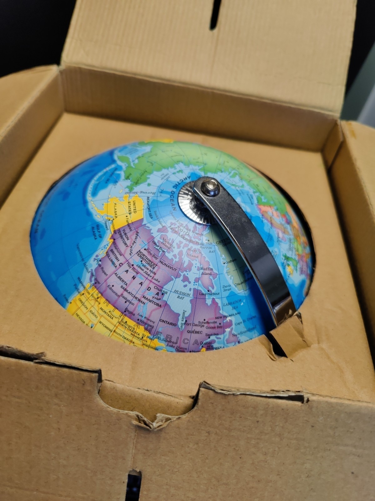 EARTH GLOBE & Stand -CELESTIAL Globe -Night Light -USA Toyz- Constellations 