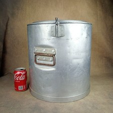 ⭐ Aluminium 13 Litre Grundy Bin Catering Storage Pet Food Container 14x12.5"