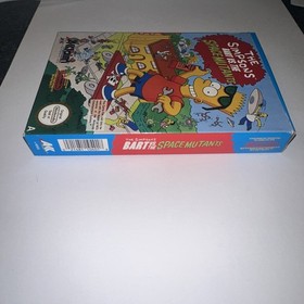 vintage NES NINTENDO THE SIMPSONS BART VS THE SPACE MUTANTS VIDEO GAME boxed