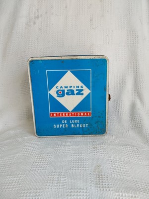 Vintage Camping Gaz International De Luxe Super Bleuet Gasbrenner 