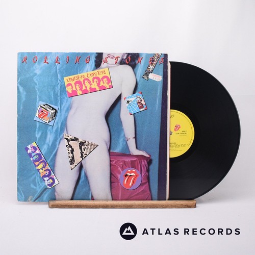 The Rolling Stones Undercover Lyric Sheet LP Album Vinyl Record - VG+/EX - Picture 2 of 9