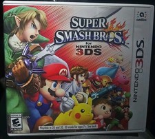 Super Smash Bros For Nintendo 3DS Authentic Case Only With Manual NO GAME