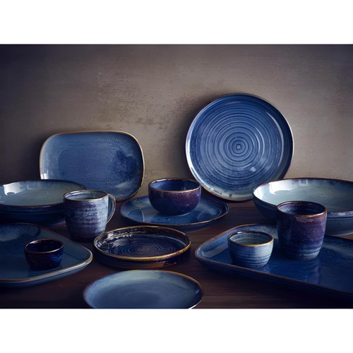 Genware Terra Porcelain, Aqua Blue, Mug, 320ml, MUG-PBL32, Pack of 6 - Picture 3 of 3