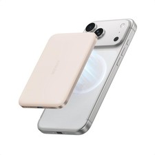 Anker Nano MagGo Wireless Power Bank 5000mAh Qi2 Certified 15W Fast Golden Color