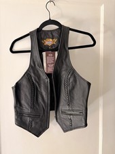 Vintage Universal Rider Women s Leather Vest Size Small
