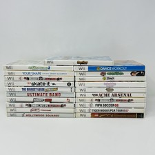 Nintendo Wii Game Lot Bundle 21 Games Tested