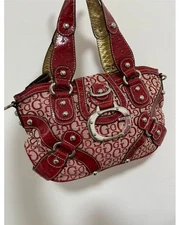 Rare Vintage Guess Y2K Monogram HandBag