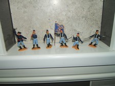 Timpo Vintage Swoppit 1/32nd scale ACW Union cavalry soldiers on foot