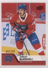 2020-21 Upper Deck AHL Exclusives 23/100 Joseph Blandisi #114 o1h