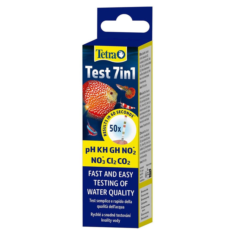 Tetra Test 7 in 1 Water Test Strip Kit (50pk) | Aquarium & Pond