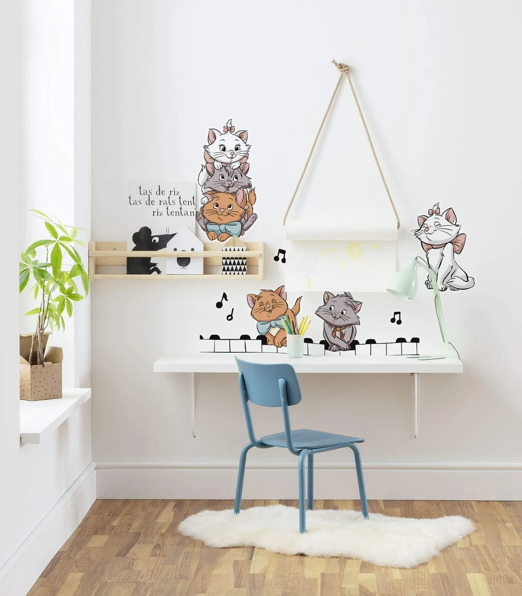 Disney Gatos Pegatinas De Pared Grandes Set Autoadhesivo 50x70 Cm Vinilo