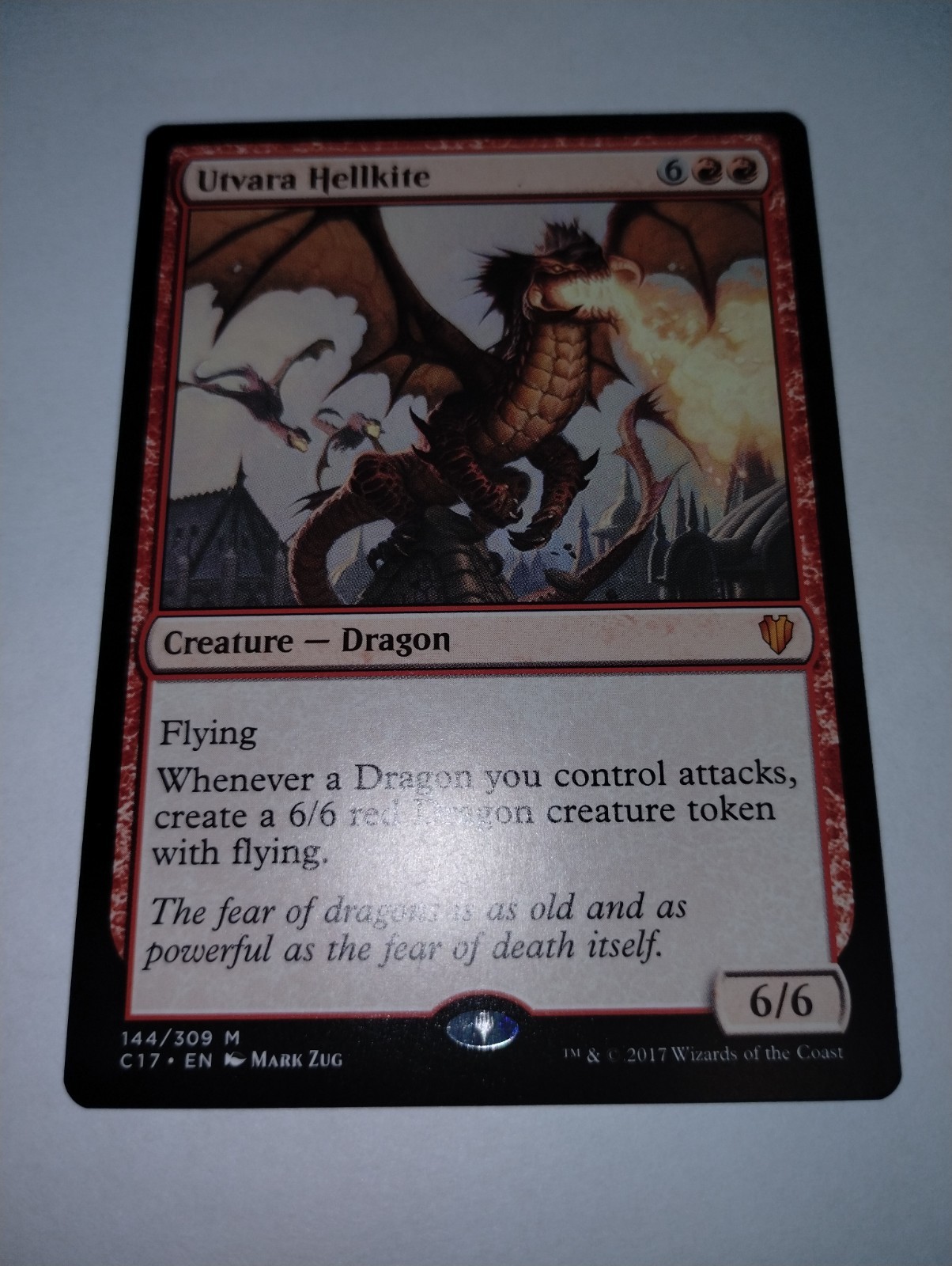 Utvara Hellkite - 144 - NM - Commander 2017 FREE SHIPPING