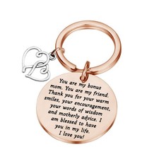 Step Mom Gift Mother's Day Gift for Mom Bonus Mom Stepmother Mother In Law Keych