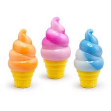 3 Pack Ice Cream Cone Squishy Stress Fidget Toy - Nice Cream Cone Squishies - So