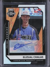 2021 Panini Elite Extra Edition #173 Elizual Chalas Prime Numbers Auto #/160
