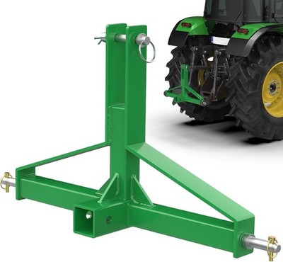 Traktor 3 Punkt Aufnahme Kat 1 50mm Anhängerkupplung Adapter Stahl