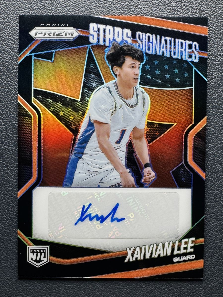 2025-26 Panini Prizm Xaivian Lee Stars Signatures Black Prizm Auto 1/1 1of1