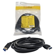 DeLock 3m USB A male to B male 3.2 Gen1 Cable NEW NEW