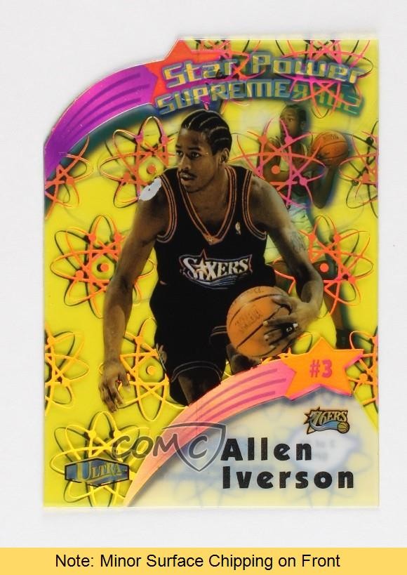 Allen Iverson #2 (Basketball Cards 1997 Ultra Star Power Supreme) — is it worth grading?