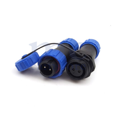 SP13 13A 2 Pin Pair Bulkhead Waterproof Connector Plug Socket,Aviation Connector