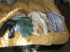 Lot Of 6 Months Brand New Baby Boy Clothes daddy Loves Me And Daddy  s Rookie 