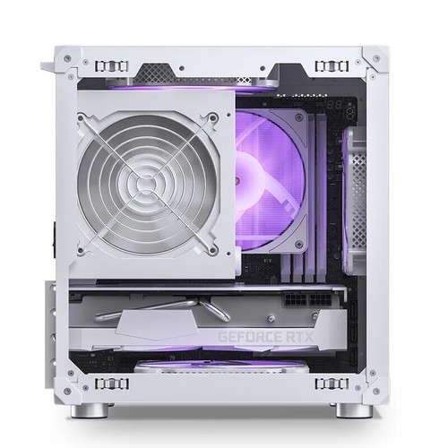 Mini ITX Case For PC Type-C ATX Power Portable Mini Desktop Mesh Chassis - Afbeelding 12 van 17
