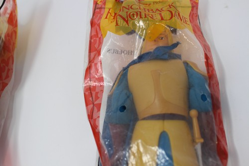 Burger King Disney Hunchback of Notre Dame puppets set of 2 Quasimodo & Phoebus - Picture 7 of 10