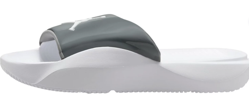 NUEVA Sandalia Jordan Franchise Slides COMFORT Para Hombre, Gris/Blanco - Imagen 3 de 6