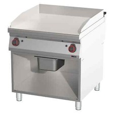 Gas-Griddleplatte Standger&auml;t mit Unterbau Grillplatte Bratplatte Edelstahl 16 kW