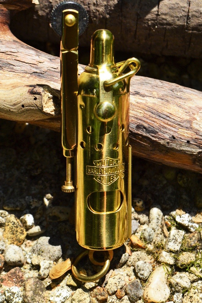 Vintage HarleyDavidson WWI Trench Lighter Solid Brass 1989 P/N