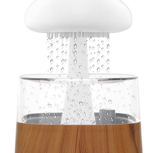 Mushroom Rain Humidifier Relieve Fatigues Air Humidifier for Bedroom Kids Room - Picture 23 of 24