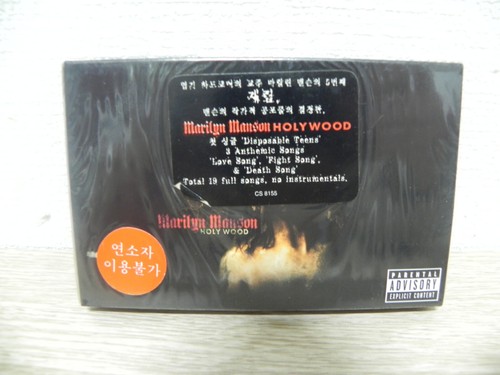 Marilyn Manson - Holy Wood 2000 KOREA Cassette Tape / SEALED NEW