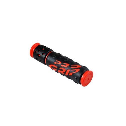 Poignées VTT Progrip 953 - Noir/Rouge - Longueur 125mm - Neuves