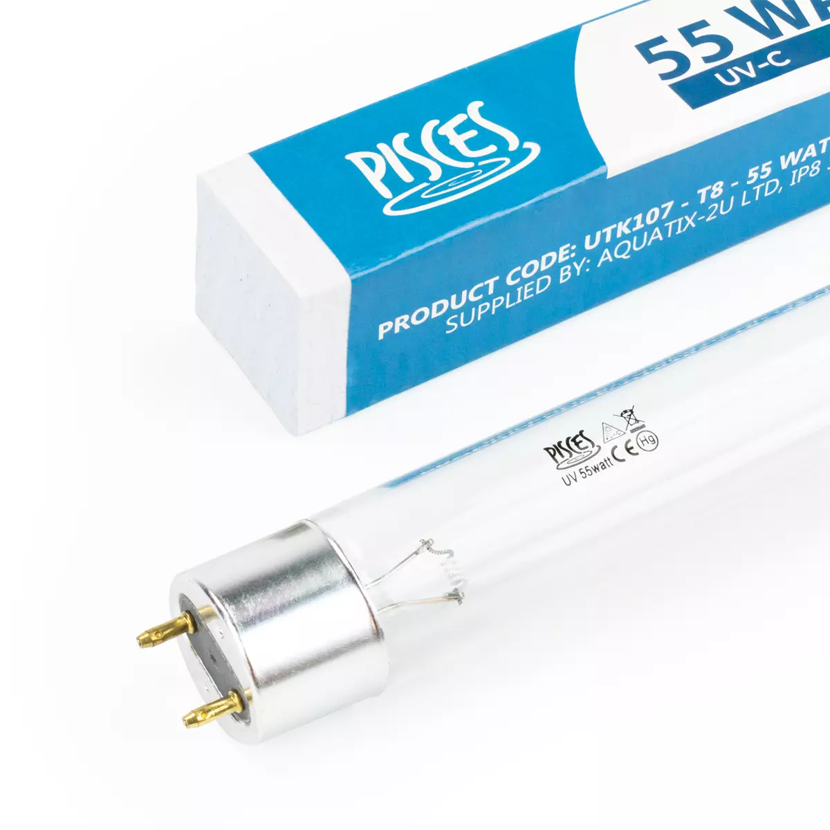 55W 55 WATT POND FILTER UV UVC BULB TUBE LIGHT LAMP T8 REPLACEMENT