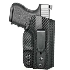Tuckable IWB Holster fits: Glock 26 27 33 (Optic Ready) - Rounded Gear