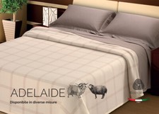 Couverture Pour Lit en Laine Mérinos Modèle Adelaide