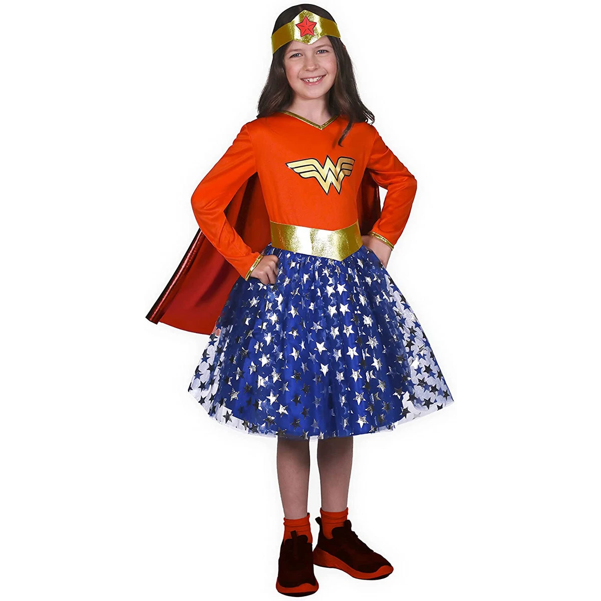 Carnevale Costume Wonderwoman Da Bambina