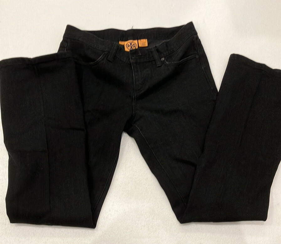 Tory Burch 黒 レザー フリルジャケット Tory Burch 黒 レザー フリルジャケット