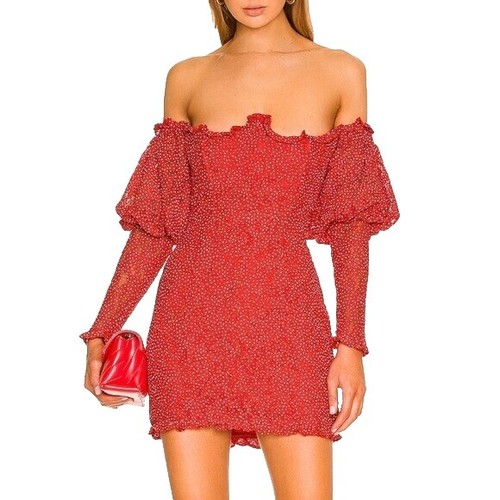 knee length dresses for ladies Julia Mini Dress by For Love & Lemons main image 0