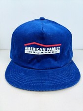 Vtg K Products USA MADE Corduroy American Family Trucker Hat Snapback Cap...