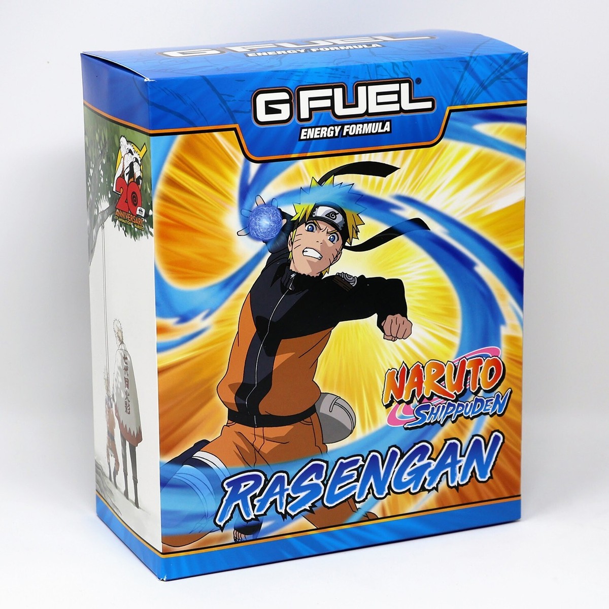 G Fuel Naruto vs Sasuke Rasengan Collector's Box + Tall Metal